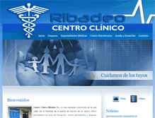 Tablet Screenshot of cclinicoribadeo.com
